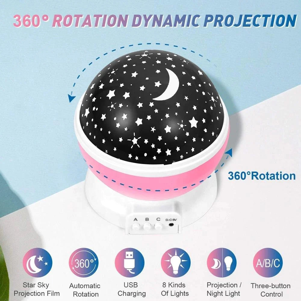 Lampara Rotatoria Star Master x6