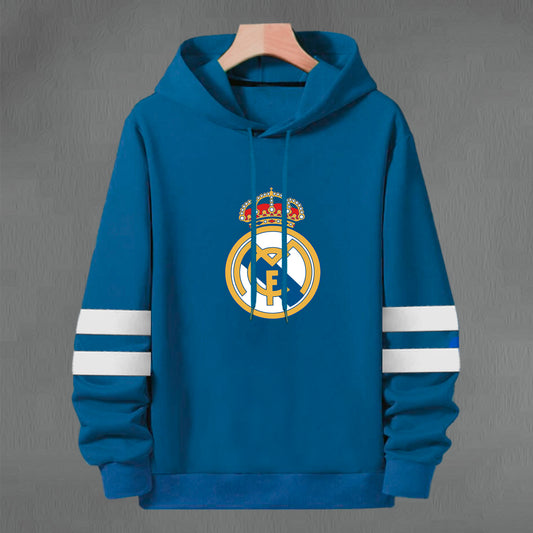 Buzo Saco, Hoodie Real Madrid Azul Petroleo