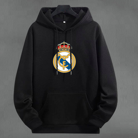 Buzo Saco, Hoodie Real Madrid Negro 1