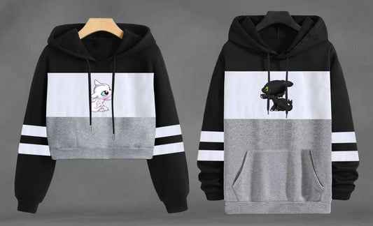 Buso Buzo Hoodie Dragones Pareja Combinado