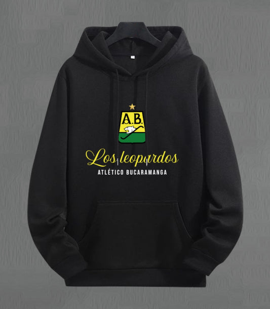 Buso Buzo Hoodie Atletico Bucaramanga Negro