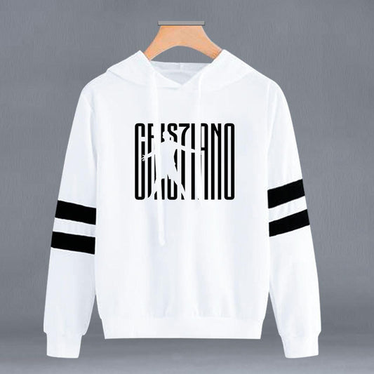 Buzo Buso Hoodie Cr7 Blanco