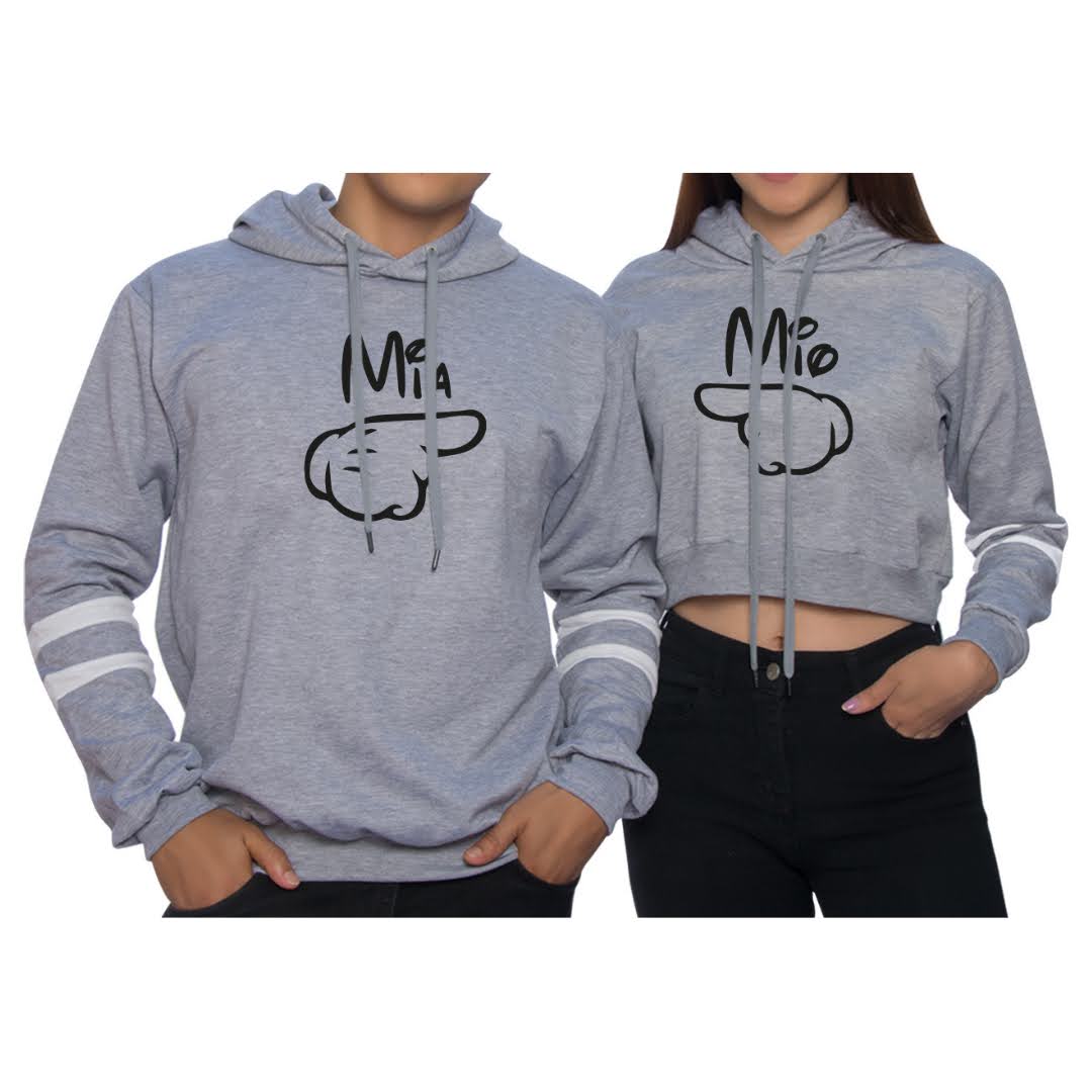 Buzo Buso Hoodie Mickey Y Minnie Pareja