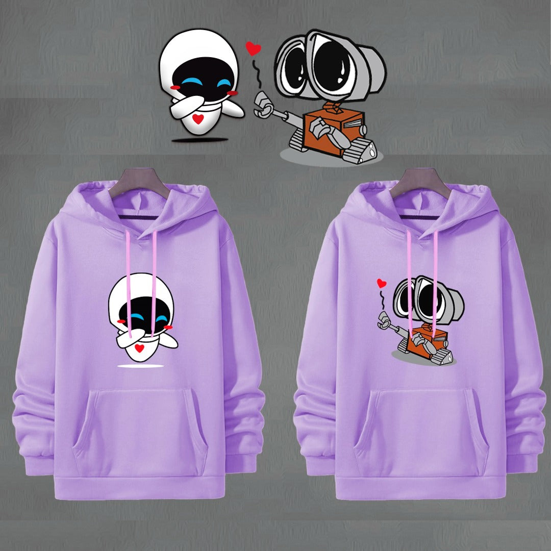 Buzo Buso Hoodie Walle y Eva Lila