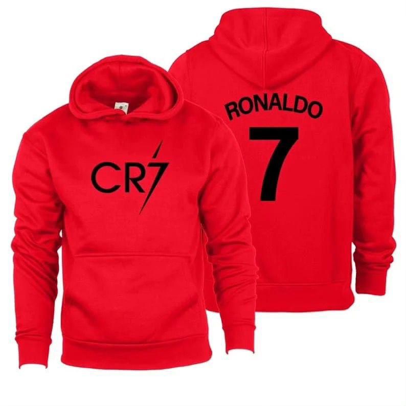 Buzo Buso Hoodie Rojo Cristiano Ronaldo