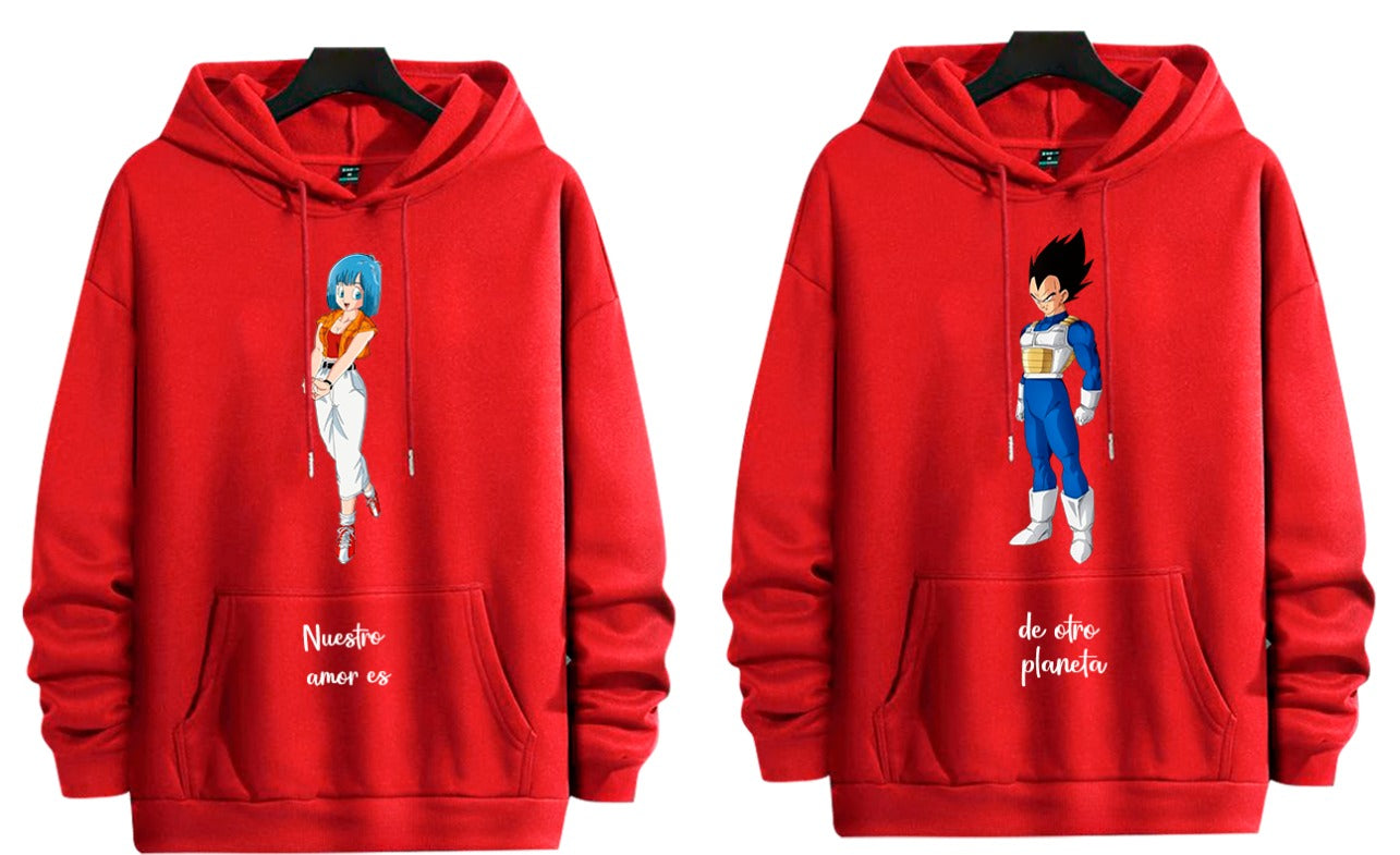 Buzo Saco, Hoodie Bulma y Vegueta