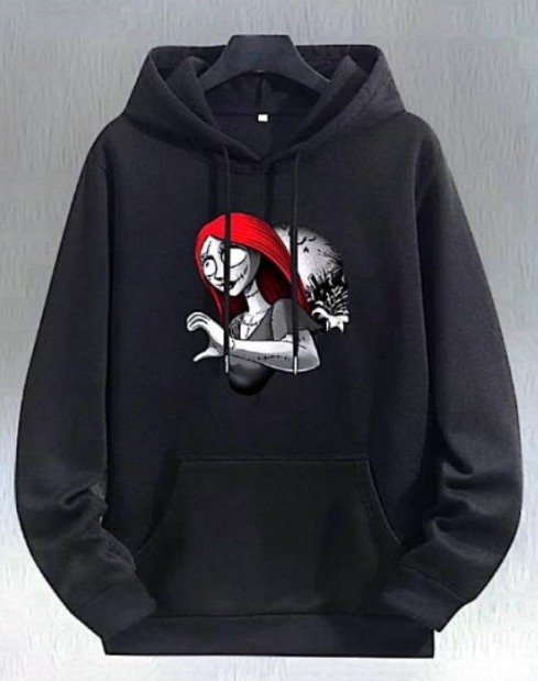 Buzo,Saco Hoodie Parejas Negro Sally