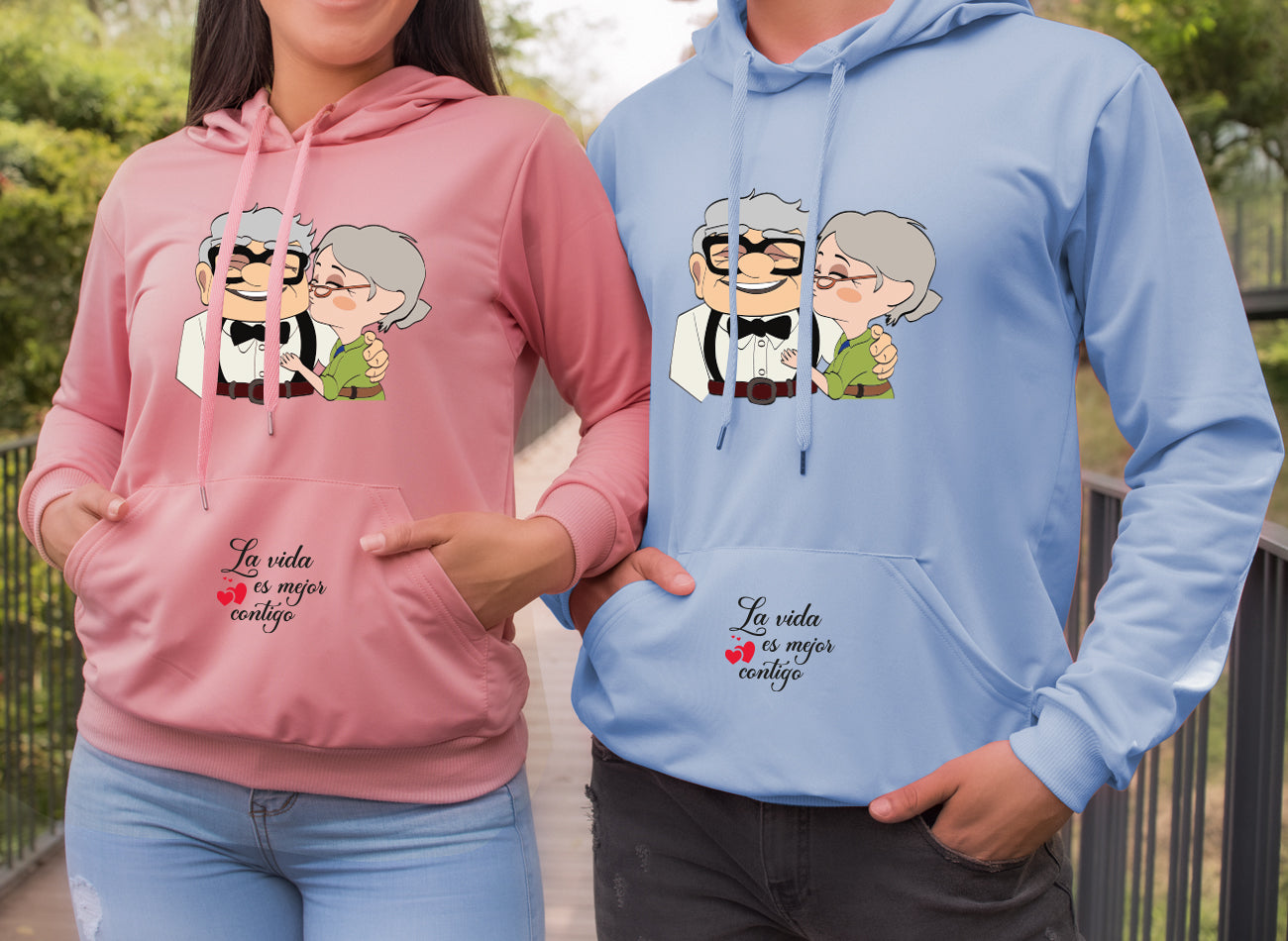 Buzos Buso Hoodie Carl y Ellie