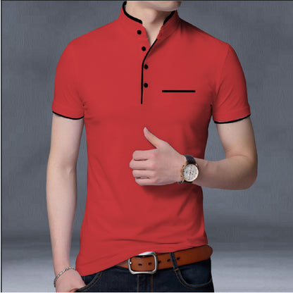 Camisa Buzo Polo Botones Manga Corta