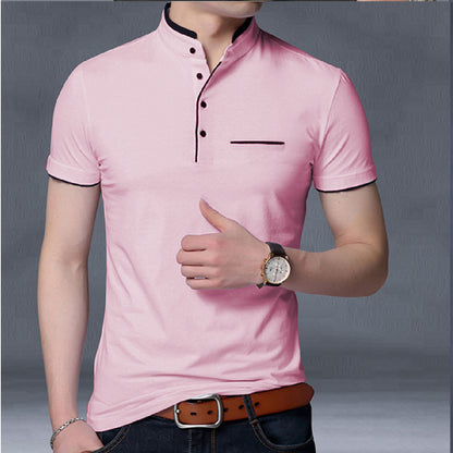 Camisa Buzo Polo Botones Manga Corta