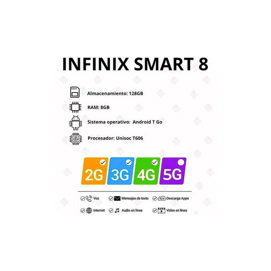 Celular Infinix Smart 8  4/128GB