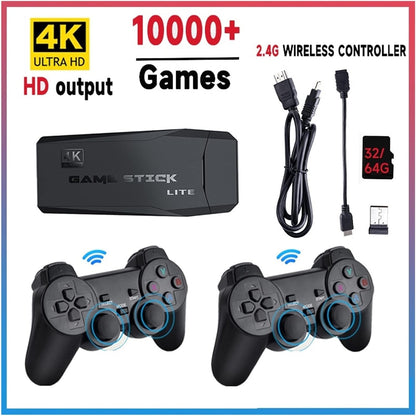 Consola de videojuegos 4K 10.000 juegos