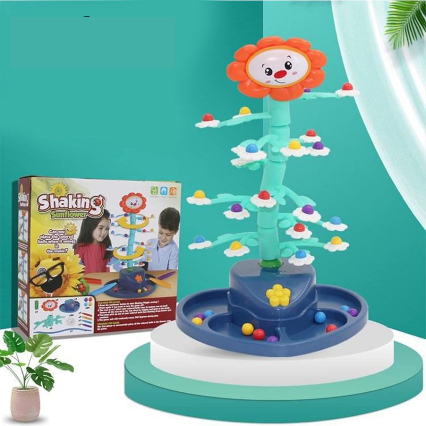 Juego De Mesa Girasol Movimiento Habilidad Equilibrio Niños