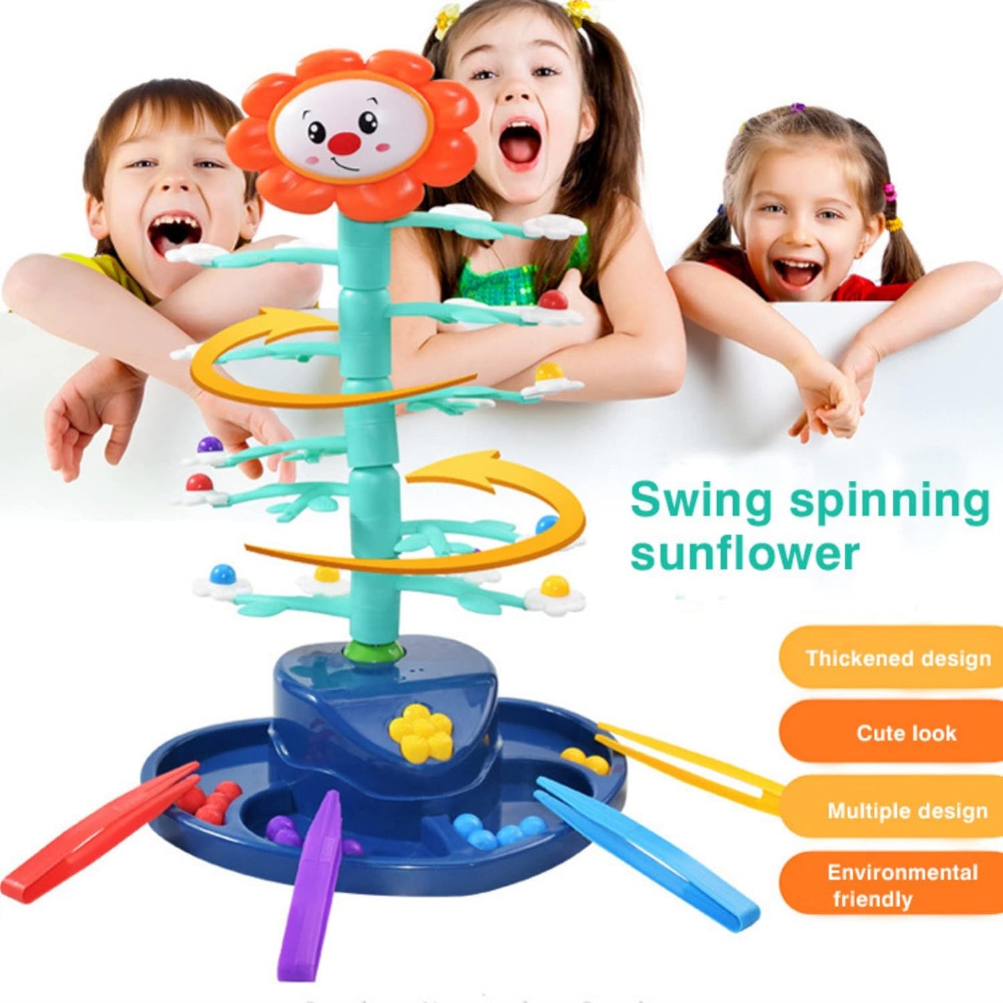 Juego De Mesa Girasol Movimiento Habilidad Equilibrio Niños