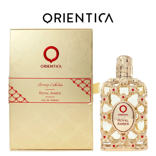 ORIENTICA ROYAL AMBER ESTUCHE DE LUJO Y METALIZADO PERFUME