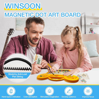 Tablero De Dibujo Fichas Magnéticas Juego Interactivo Niños