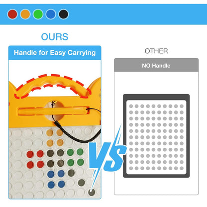 Tablero De Dibujo Fichas Magnéticas Juego Interactivo Niños